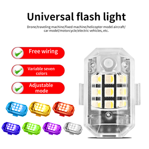 Lampe LED d'avertissement anti-collision RGB Incarnation <span class=keywords><strong>Cass</strong></span>, lumière stroboscopique, télécommande sans fil, lumière clignotante pour voiture - Product Image 5