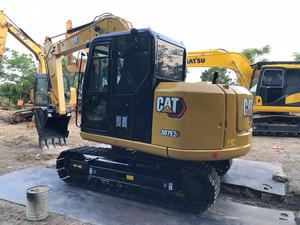 รถขุดขนาดเล็ก CAT 307E2 น้ำหนัก 7 ตัน แบบตีนตะขาบ พร้อมบุ้งกี๋ขุดดิน อุปกรณ์ก่อสร้างระบบไฮดรอลิก - Product Image 1
