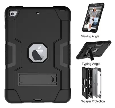 PC TPU Case Cover For iPad mini4/5 Shockproof Rubber Hybrid Ammar Case For iPad Airミニpro12.9 9.7 Tablet Case Cover