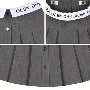 Conçu En Corée IntheK Owleybarn Tendance Obi Color Block Jupe D'été Fille Unique Déclaration Jupe - Product Image 6