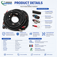 Kabel Harness Kapal Pesiar Perakitan Kabel Laut Khusus Tahan Air IP67 OEM ODM Pabrik ABYC Langsung