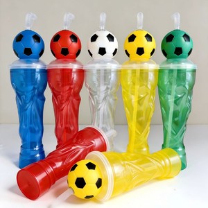 Vaso de Plástico Creativo con Diseño de la Copa Hércules de Fútbol, Gran Capacidad, con Pajita, para Bar, Fiestas, Jugos, Niños, Venta al por Mayor - Product Image 3