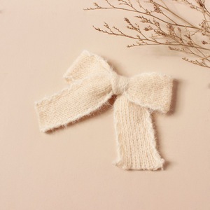 Bandeau élastique en <span class=keywords><strong>laine</strong></span> pour nouveau-né filles bandeaux nœud papillon infantile classique chapeaux <span class=keywords><strong>Turban</strong></span> bébé cheveux accessoires - Product Image 4