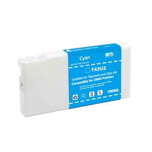 ตลับหมึก Supercolor 200 มล./ชิ้น รุ่น T43U1-T43U6 ใช้ได้กับเครื่องพิมพ์ EPSON Surelab SL-D800 D800 พร้อมหมึก Dye Ink - Product Image 5