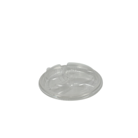 Boîte de rangement pour noix et fruits secs à 3 compartiments, plateau doré, couleur personnalisée, emballage en plastique pour fruits mélangés avec séparateur