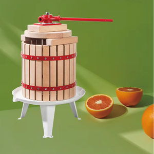 Moteur de presse-agrumes manuel 12L Divers modèles de transformation de fruits en bois brut pour une utilisation en restaurant Condition utilisée Fabricants de sources directes - Product Image 1