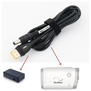 Câble d'alimentation amélioré 24V DC <span class=keywords><strong>avec</strong></span> connecteur 5521 pour ResMed AirMini, en cuivre sans oxygène 20AWG, pour station d'alimentation CPAP AirMini - Product Image 4