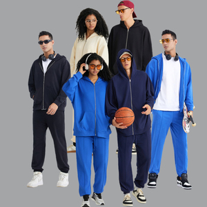 Sudaderas con capucha bordadas con impresión personalizada para hombre, sudaderas cómodas con cremallera de punto de otoño - Product Image 5