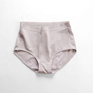 Culotte d'été étanche, grande taille, sous-vêtements pour femmes, en coton, taille haute, physiologique, imprimée, solide, coupe haute, 10000 - Product Image 3
