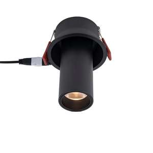 Foco LED de Techo Empotrado Redondo de 7W 10W 90mm IP65, Tubo Largo de Aluminio, Ajustable, Antideslumbrante, para Hogar y Oficina - Product Image 1