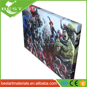 Venta caliente juguetes OEM creativo personalizar dibujos animados <span class=keywords><strong>fotos</strong></span> lienzo <span class=keywords><strong>de</strong></span> impresión <span class=keywords><strong>de</strong></span> arte <span class=keywords><strong>de</strong></span> la pared - Product Image 2