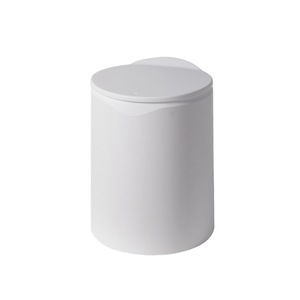 Home Office Waterproof Plastic Pressure Ring Nordic Trash Bin Household 8L 12L Dustbin Garbage Waste Trash Can