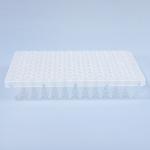 Plaque PCR transparente de 0,2 ml à 96 puits, micro-plaque détachable pour tubes PCR, semi-encadrée pour ABI - Product Image 1