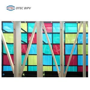 <span class=keywords><strong>Panneaux</strong></span> solaires de la puissance 250W BIPV de CdTe légers 40%-60% intégration de bâtiment de façade en verre photovoltaïque transparente photovoltaïque - Product Image 4