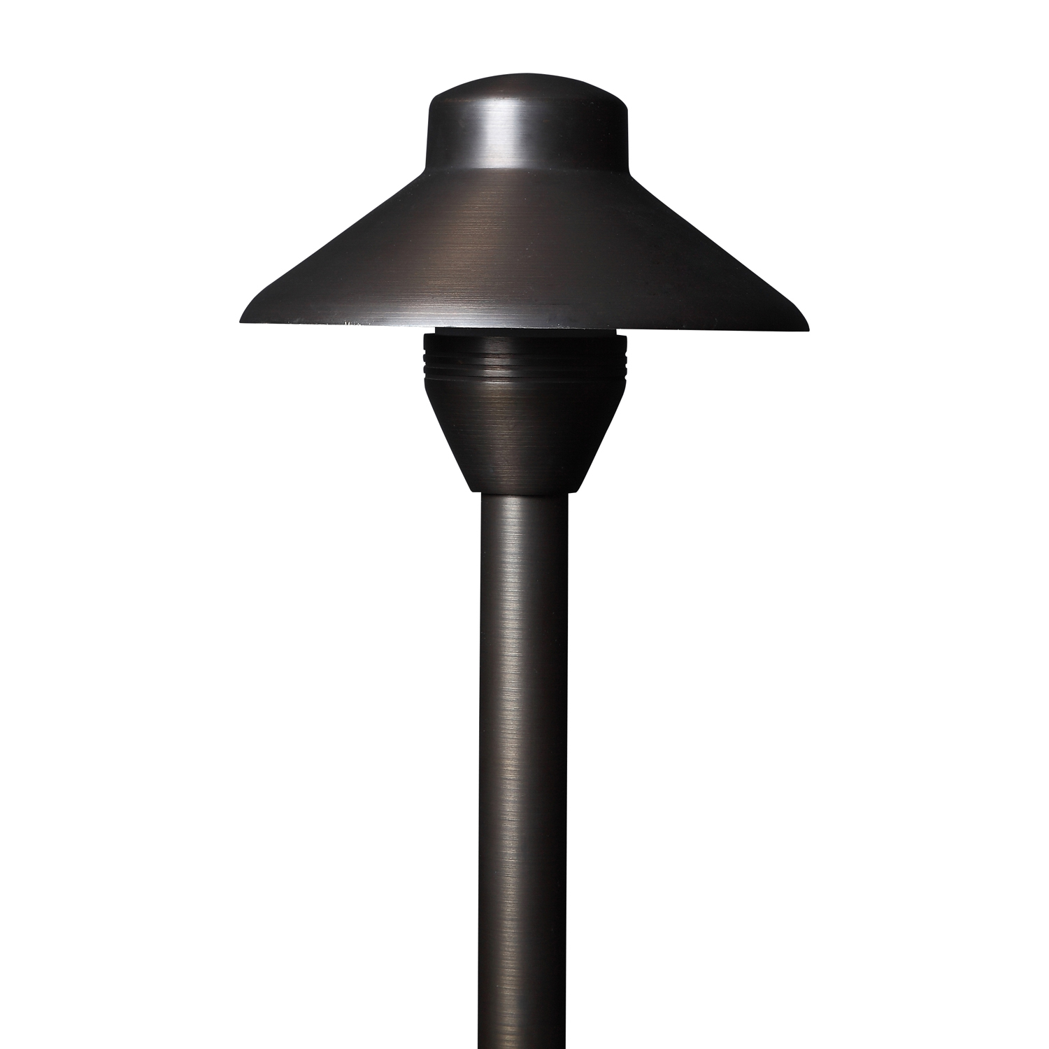 Inspire Lighting Heavy-Duty Landscape Garden Path Light IP55 Rated Ground Mounted Low Voltage Induction Lamps Solid Brass Warm