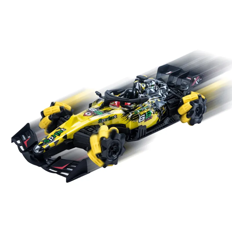 Popular KF25 RC Car Formula One dublê Carros de corrida RC 1/14 com spray de controle remoto e relógio de mão Brinquedo para crianças