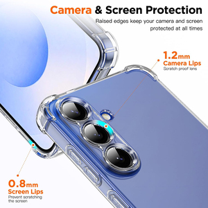 <span class=keywords><strong>Coque</strong></span> en silicone TPU antichoc pour Samsung <span class=keywords><strong>Galaxy</strong></span> S25 Edge S24 S23 <span class=keywords><strong>S21</strong></span> FE S22 Ultra Plus <span class=keywords><strong>5G</strong></span> <span class=keywords><strong>coque</strong></span> souple transparente Ultra mince - Product Image 4