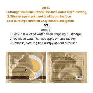 Bosman Atacado 24K Ouro Orgânico Colágeno Cristal Olho Hidratante Folha Sob Olho Escuro Círculo Skincare <span class=keywords><strong>Eye</strong></span> <span class=keywords><strong>Mask</strong></span> - Product Image 4