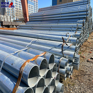 Les marchandises ponctuelles peuvent être personnalisées tuyau en acier galvanisé 32mm 48 <span class=keywords><strong>3</strong></span> mm tuyau en acier galvanisé poteau de signalisation en acier galvanisé - Product Image 3