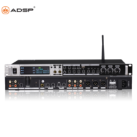 Penjualan terlaris Mixer prosesor Audio 8 saluran harga dengan efek Karaoke jarak jauh USB Bluetooth