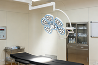 Lampe chirurgicale électrique manuelle à tête unique, LED, réglable, montage certifié CE, sans ombre, pétales en plastique et métal