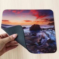 Tapis de Souris Carré Esthétique Personnalisé pour Bureau à Domicile, Imperméable, Base Antidérapante en Caoutchouc, En Stock