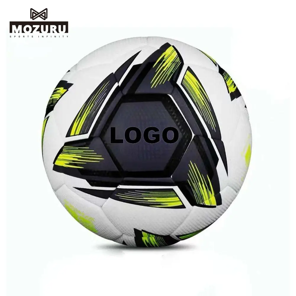 Mozuru Customize logo bright glow in the dark customization Indoor and outdoor soccer ball football for game