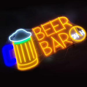 Alta calidad Led Flex 24v haciendo Color <span class=keywords><strong>Carlsberg</strong></span> Budweiser tienda de licores de neón - Product Image 4
