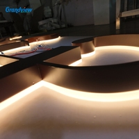 Letrero Luminoso Personalizado de Acero Inoxidable para Tienda con Letras de Canal, Letrero 3D Retroiluminado para Negocios, Letrero Metálico para Estudio