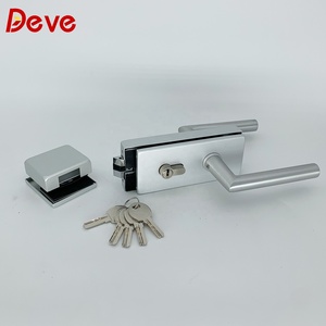 การออกแบบที่เป็นมิตรล็อคประตูกระจกที่มี<span class=keywords><strong>5</strong></span>คีย์จับประตูกระจกอลูมิเนียมล็อค - Product Image 1