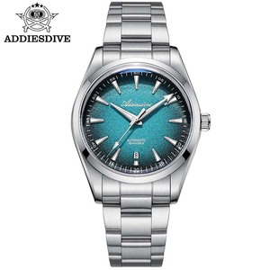 Montre de luxe ADDIESDIVE AD2527 pour hommes sophistiqués, mouvement japonais 8215, étanche 100M, aiguilles lumineuses, acier inoxydable - Product Image 6