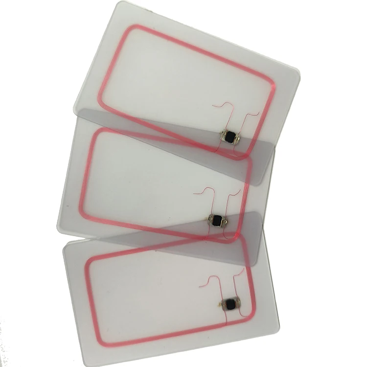Custom Printed Clear Plastic Pvc Blank Transparent Business Rfid Card With Nfc Chip