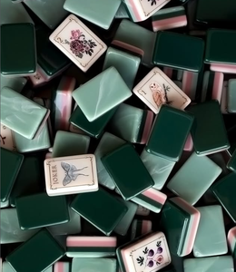 Set Mahjong Americano 160 Tessere, Mahjong Acrilico Lusso Vintage Stile Palazzo, Gioco da Collezione Reale Medievale, Regalo, OH MY GOD - Product Image 6