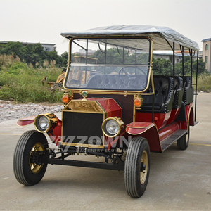 Auto Eléctrico Rojo Multiplaza Modelo T Vintage para Recorridos Turísticos en Grupo en Lugares Turísticos - Product Image 1