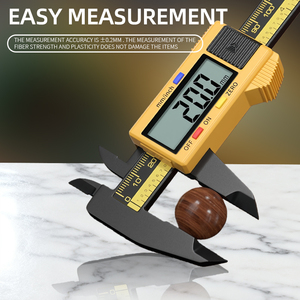 Calibrador <span class=keywords><strong>Digital</strong></span> Profesional y Calibrador <span class=keywords><strong>Vernier</strong></span> de Plástico - 236 mm de Longitud, Deslizamiento Suave, Alta Precisión para Impresión 3D y Manualidades - Product Image 5