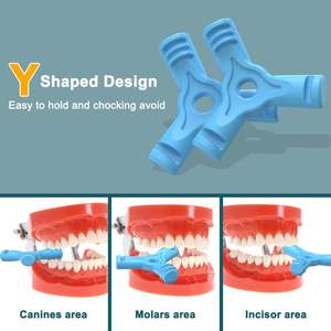 محاذاة الأسنان Chewies الملونة على شكل حرف Y لدغة لينة للاستخدام المنزلي من قبل مرضى تقويم الأسنان - Product Image 3