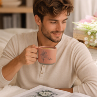 Mug en céramique personnalisé avec logo d'entreprise gravé, mugs promotionnels personnalisés pour le café, cadeaux de bureau, clients, événements