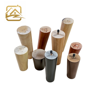 Pieds de canapé en bois avec capacité de charge très élevée, pieds de meubles en bois, pieds de canapé pour table - Product Image 1