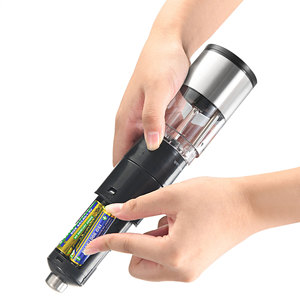 Molinillo de pimienta eléctrico con carcasa de acero inoxidable y control de perilla para uso en la cocina MA705E - Product Image 5