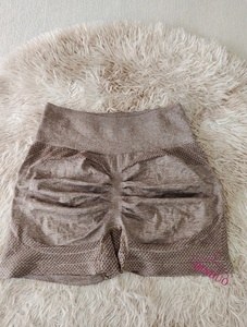Pantaloncini Sportivi da Donna a Vita Alta, Aderenti, ad Asciugatura Rapida, per Fitness e Sollevamento Fianchi - Product Image 5