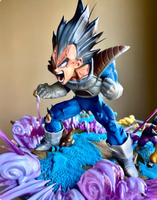 Estatua GK Vegeta Explosive Rush de Alta Gama - Figura Coleccionable de Dragon Ball Z, Escultura Artística de Resina Pintada a Mano con Gran Detalle