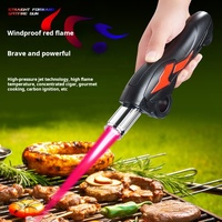 Buse de gaz portable au design moderne en forme de moto, 1200 degrés, écologique, rechargeable, coupe-vent, idéale pour les cadeaux promotionnels