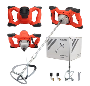 Mélangeur Électrique Industriel Portatif pour Poudre, Peinture, Ciment - 2400W - Malaxeur à Béton - Product Image 1