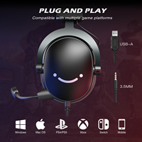 Fifine H9 3.5mm réduction de bruit Gamer casque avec Microphone 7.1 canaux stéréo USB casque filaire jeu pour PC