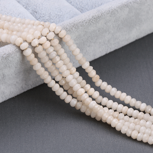 ลูกปัดพลอยธรรมชาติคุณภาพสูง หินตาแมว ปะการัง และแร่ดาว ขนาด 6-8 มม. ขัดเงา สีขาวและสีน้ำตาล - Product Image 6