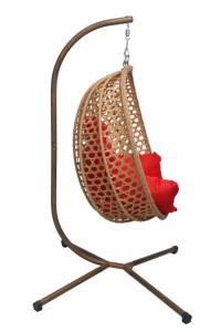 Haute Qualité Moderne Terrasse Rotin <span class=keywords><strong>Pliant</strong></span> Portable Oeuf Suspendu Chaise Stand Conception Personnalisée pour Extérieur Jardin Balcon pour Hôtels - Product Image 3
