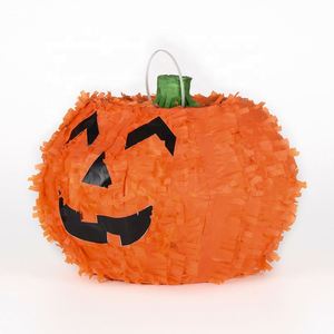 Piñata Citrouille pour Décorations de Fête d'Halloween, Centre de Table, Accessoire Photo, Anniversaire d'Octobre, Anniversaire Amusant et Effrayant - Product Image 2