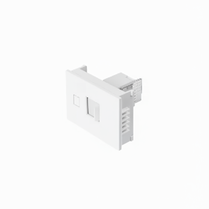Scatola con 12 unità presa telefonica, moduli 1.5, linea spagnola, colore bianco - Product Image 1