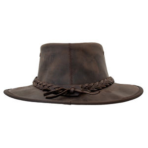 Customized <b>Western</b> Leather Fashion <b>Hats</b> New Style For Daily Use Outdoor Wear Genuine Leather Made <b>Hats</b> with Custom Logo - Product Image 3