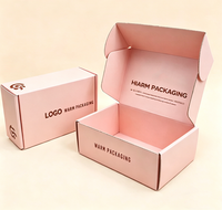 Boîte d'expédition personnalisée en carton ondulé recyclable Ching TA avec logo, pelliculage brillant, emballage imprimé de luxe pour l'expédition de viande et de farine